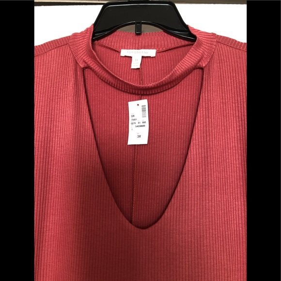 Loralette top 3X New with Tags Asymmetrical HEM stretchy fabric summer - Picture 5 of 12